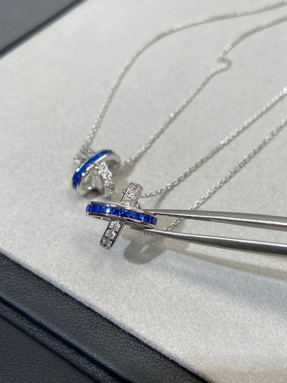¡®Veyra Jewelry¡¯LIENS DIAMOND SILVER NECKLACE