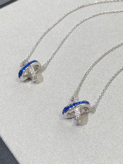 ¡®Veyra Jewelry¡¯LIENS DIAMOND SILVER NECKLACE