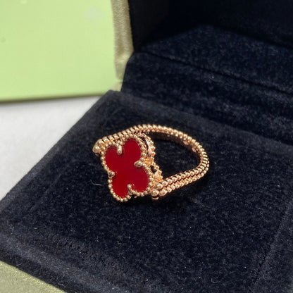 ¡®Veyra Jewelry¡¯CLOVER RIVERSIBLE ROSE GOLD RING