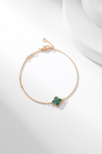 ¡®Veyra Jewelry¡¯CLOVER BRACELET MALACHITE 1 MOTIF
