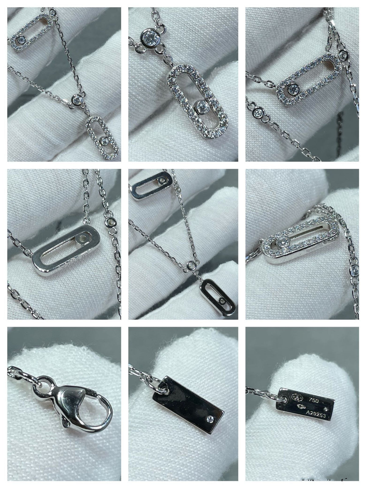 [Veyra Jewelry]MOVE 2 ROW DIAMOND NECKLACE