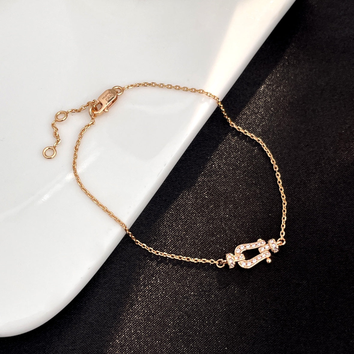 ¡®Veyra Jewelry¡¯FORCE 10 FULL DIAMOND BUCKLE CHAIN LINK MINI MODEL