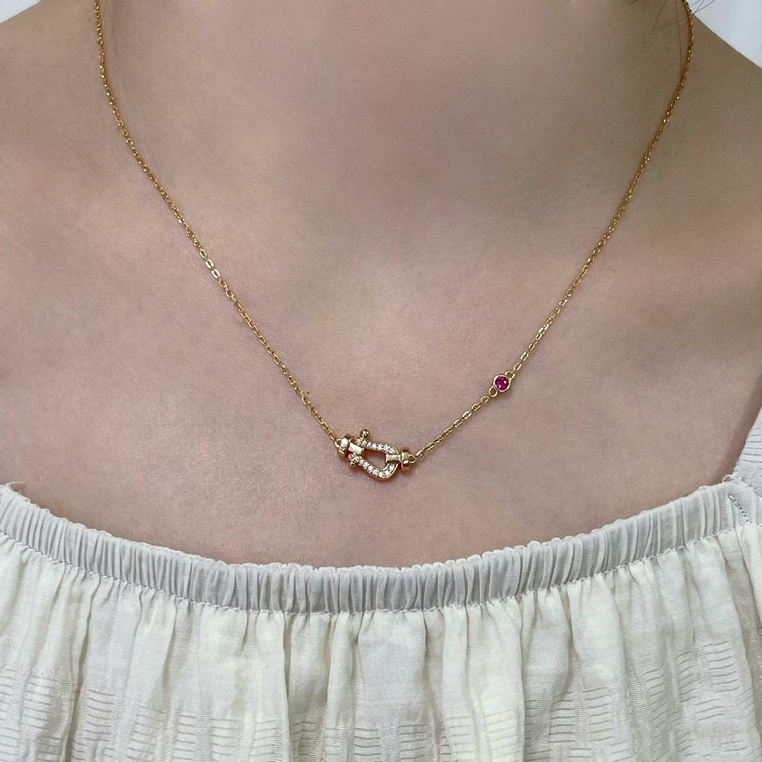 ¡®Veyra Jewelry¡¯FORCE 10 DIAMOND PINK GOLD NECKLACE
