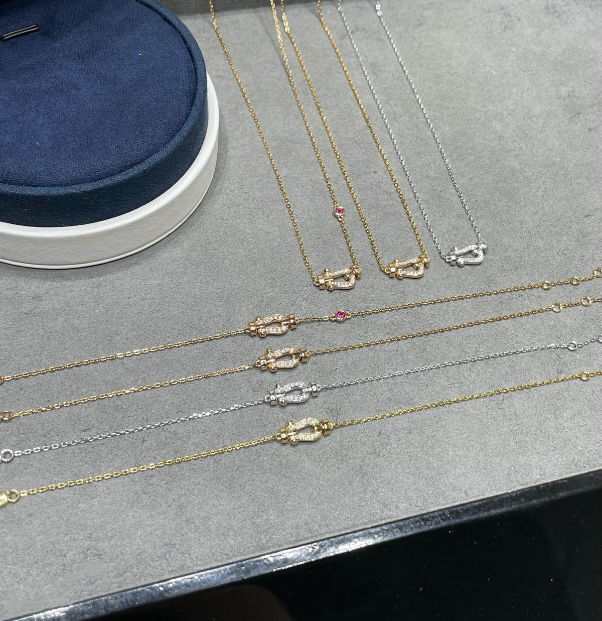 ¡®Veyra Jewelry¡¯FORCE 10 DIAMOND PINK GOLD NECKLACE