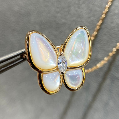 ¡®Veyra Jewelry¡¯BUTTERFLY MOP DIAMOND NECKLACE