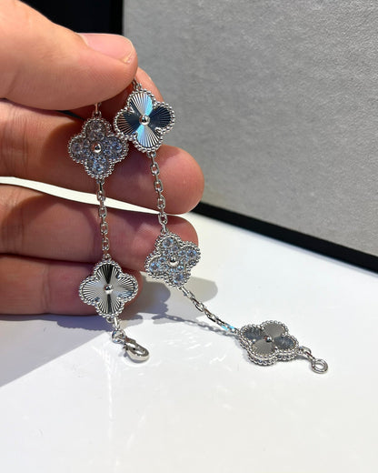 [Veyra Jewelry]New  CLOVER 5 MOTIF LASER BRACELET COLLECTION