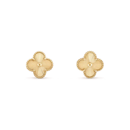 ¡®Veyra Jewelry¡¯CLOVER MINI 9.5MM LASER EARRINGS