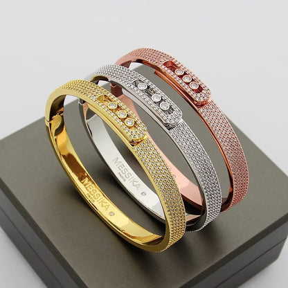 [Veyra Jewelry]Move Noa Full Pavé Diamond Bangle Bracelet