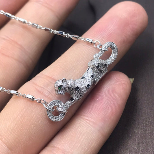 ¡®Veyra Jewelry¡¯Pave Panther Pendant Necklace