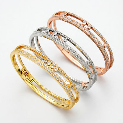 [Veyra Jewelry]Move Romane pavé bangle
