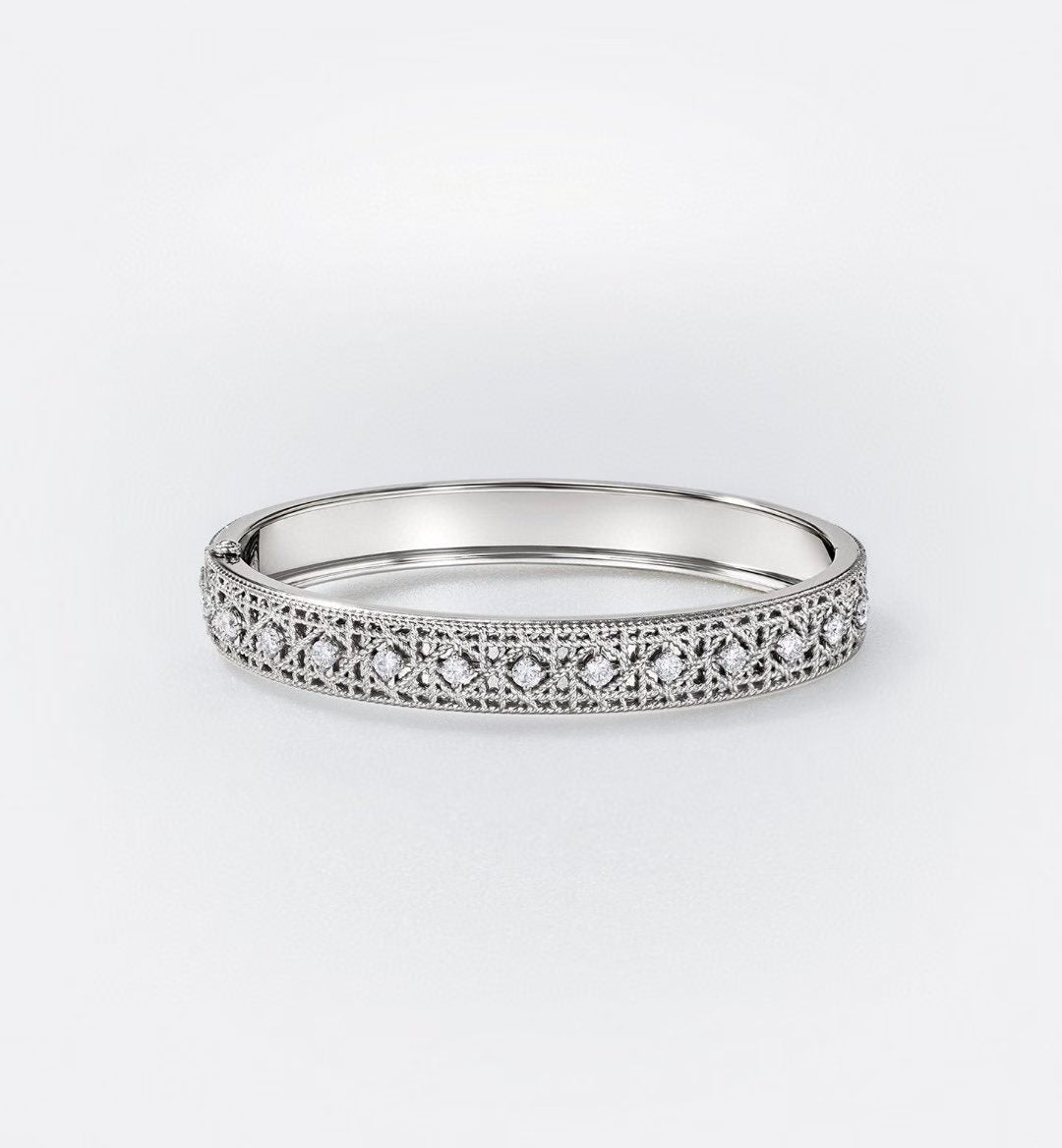 [Veyra Jewelry] 2026 WOVEN-PATTERN BRACELET SET WITH FULL DIAMOND INLAY THREE-COLORS