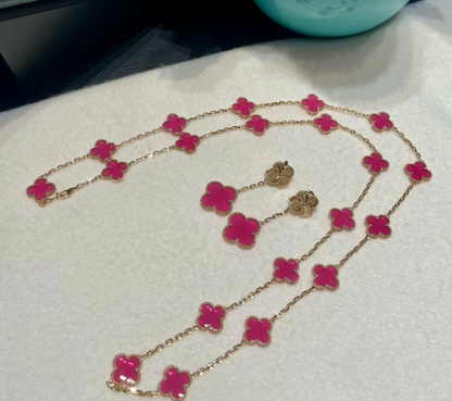 [Veyra Jewelry ] 26 NEW PINK BUBBLE ENAMEL SET