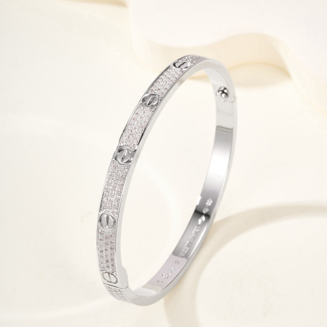 ¡®Veyra Jewelry¡¯LOVE BRACELET 4.8MM DIAMOND-PAVED