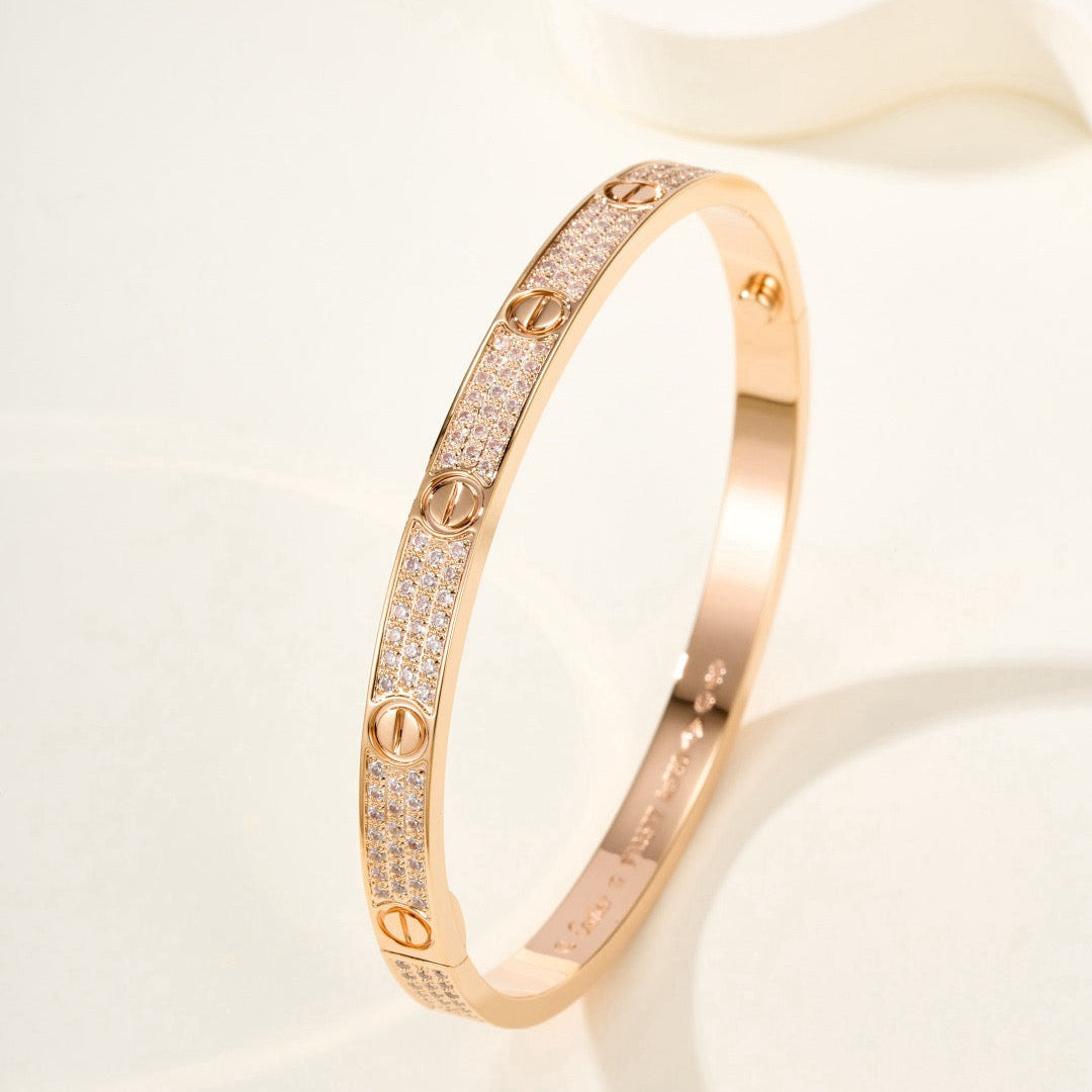 ¡®Veyra Jewelry¡¯LOVE BRACELET 4.8MM DIAMOND-PAVED