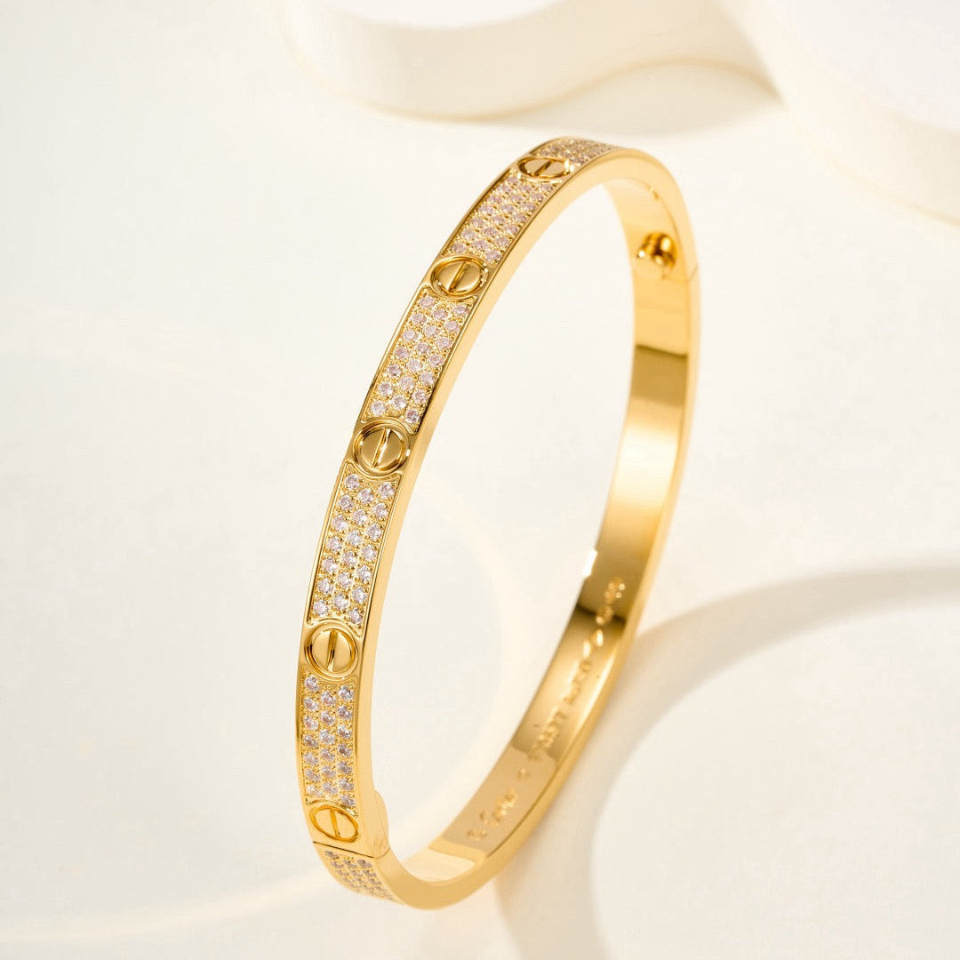 ¡®Veyra Jewelry¡¯LOVE BRACELET 4.8MM DIAMOND-PAVED