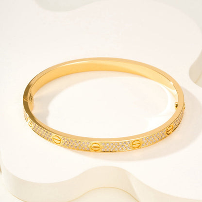 ¡®Veyra Jewelry¡¯LOVE BRACELET 4.8MM DIAMOND-PAVED