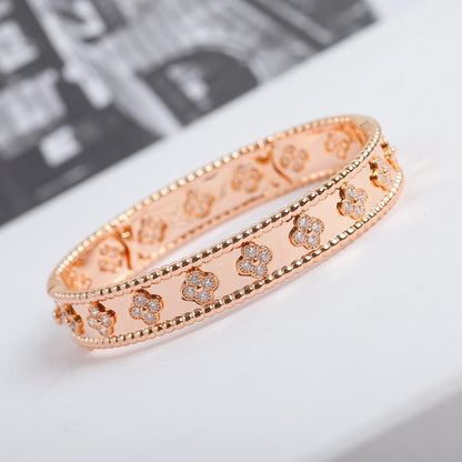 ¡®Veyra Jewelry¡¯CLOVER BRACELET 8MM DIAMONDS