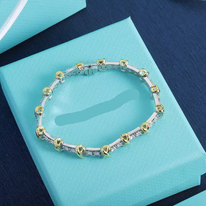 [Veyra Jewelry]New 16-stone diamond bracelet