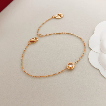 [Veyra Jewelry] UFO Series Single Diamond Bracelet