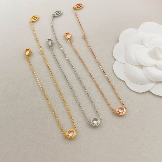 [Veyra Jewelry] UFO Series Single Diamond Bracelet