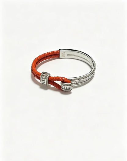 ¡®Veyra Jewelry2026 New Half-Diamond Horseshoe Buckle Bangle