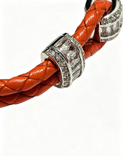 ¡®Veyra Jewelry2026 New Half-Diamond Horseshoe Buckle Bangle