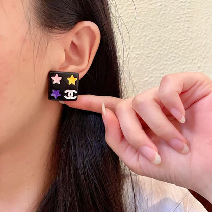 [Veyra Jewelry]Square Stud Earrings