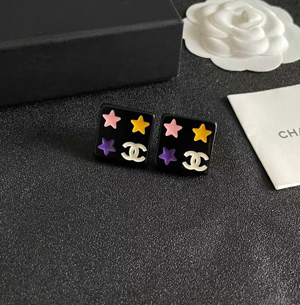 [Veyra Jewelry]Square Stud Earrings