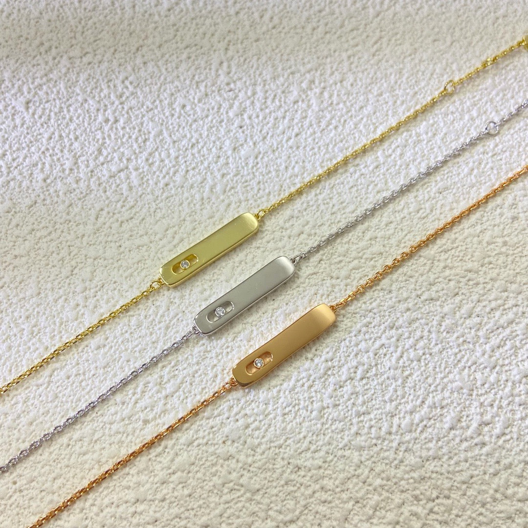 [Veyra Jewelry]My First Diamond Bracelet(Adjustable)