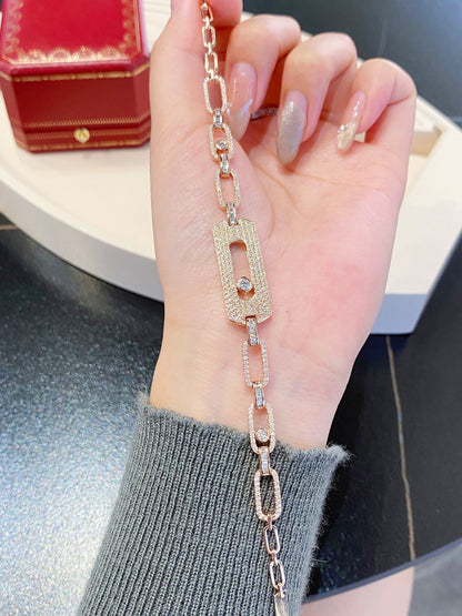 [Veyra Jewelry]My Move Pavé Chain Bracelet