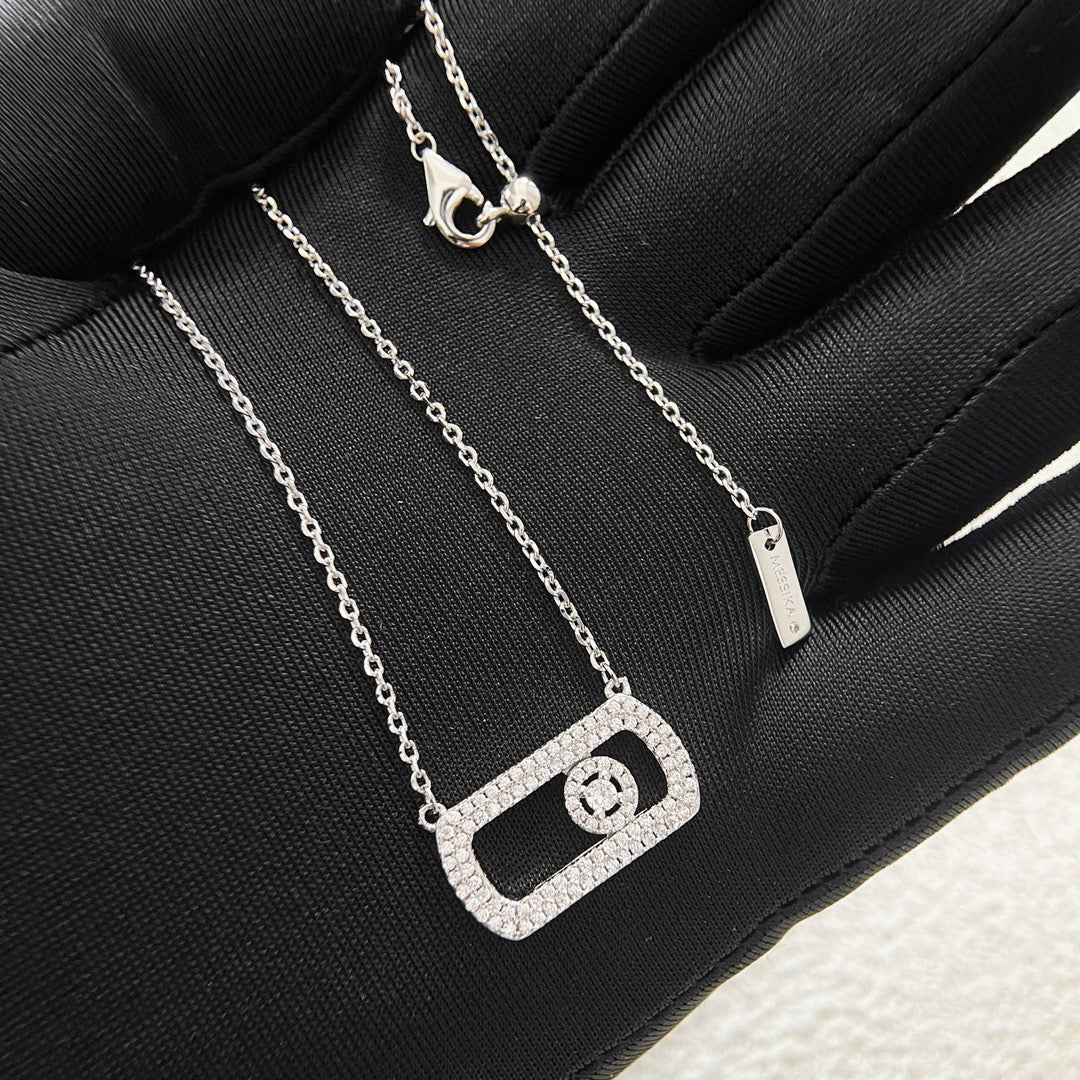 [Veyra Jewelry] So Move Pavé Sliding Diamond Necklace