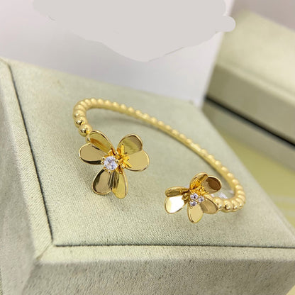 ¡®Veyra Jewelry¡¯Frivole Two‑Flower Open Bangle,