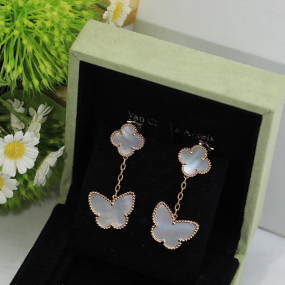 ¡®Veyra Jewelry¡¯CLOVER MEDIUM 1 MOTIFS CARNELIAN  DIAMOND earrings