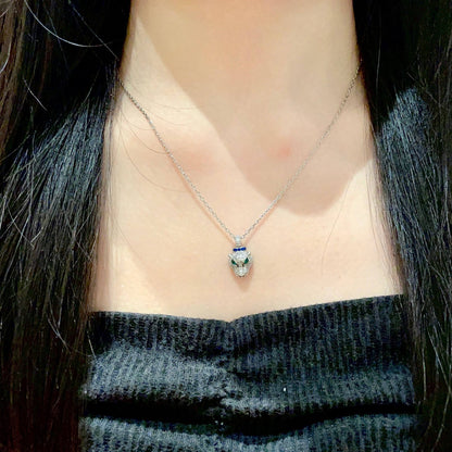 ¡®Veyra Jewelry¡¯Panthère de Cartier Pavé‑Diamond Necklace