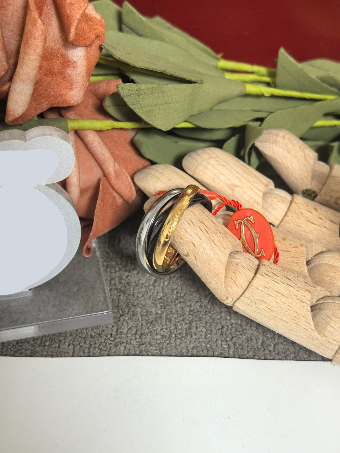[Veyra Jewelry]TRINITY RING GOLD PINK GOLD SILVER