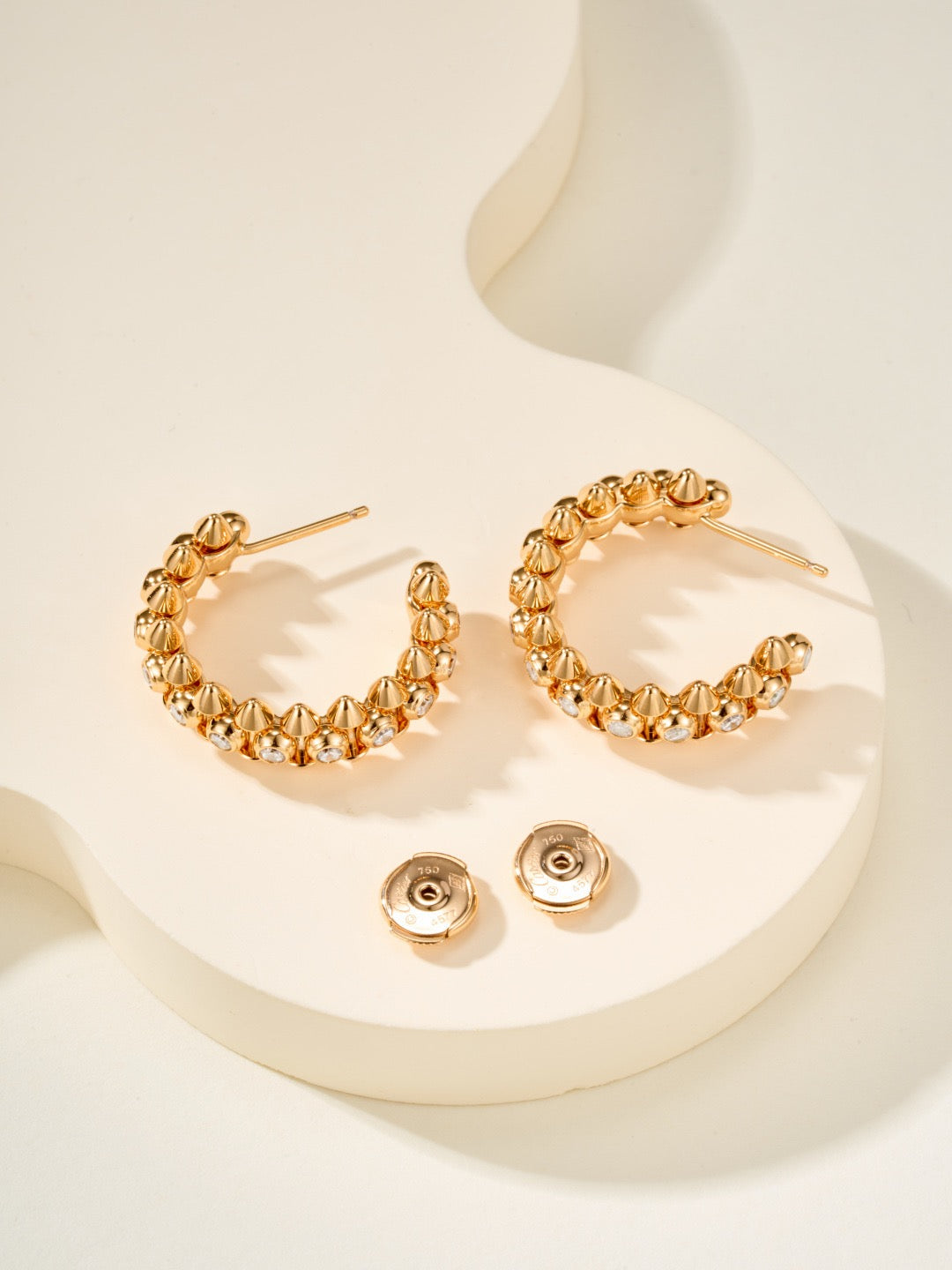 ¡®Veyra Jewelry¡¯Clash‑de  Spiked Diamond Earrings