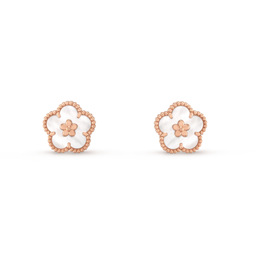 ¡®Veyra Jewelry¡¯LUCKY PINK GOLD WHITE MOP EARRINGS