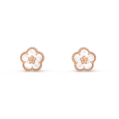 [Veyra Jewelry]LUCKY WHITE MOP EARRINGS