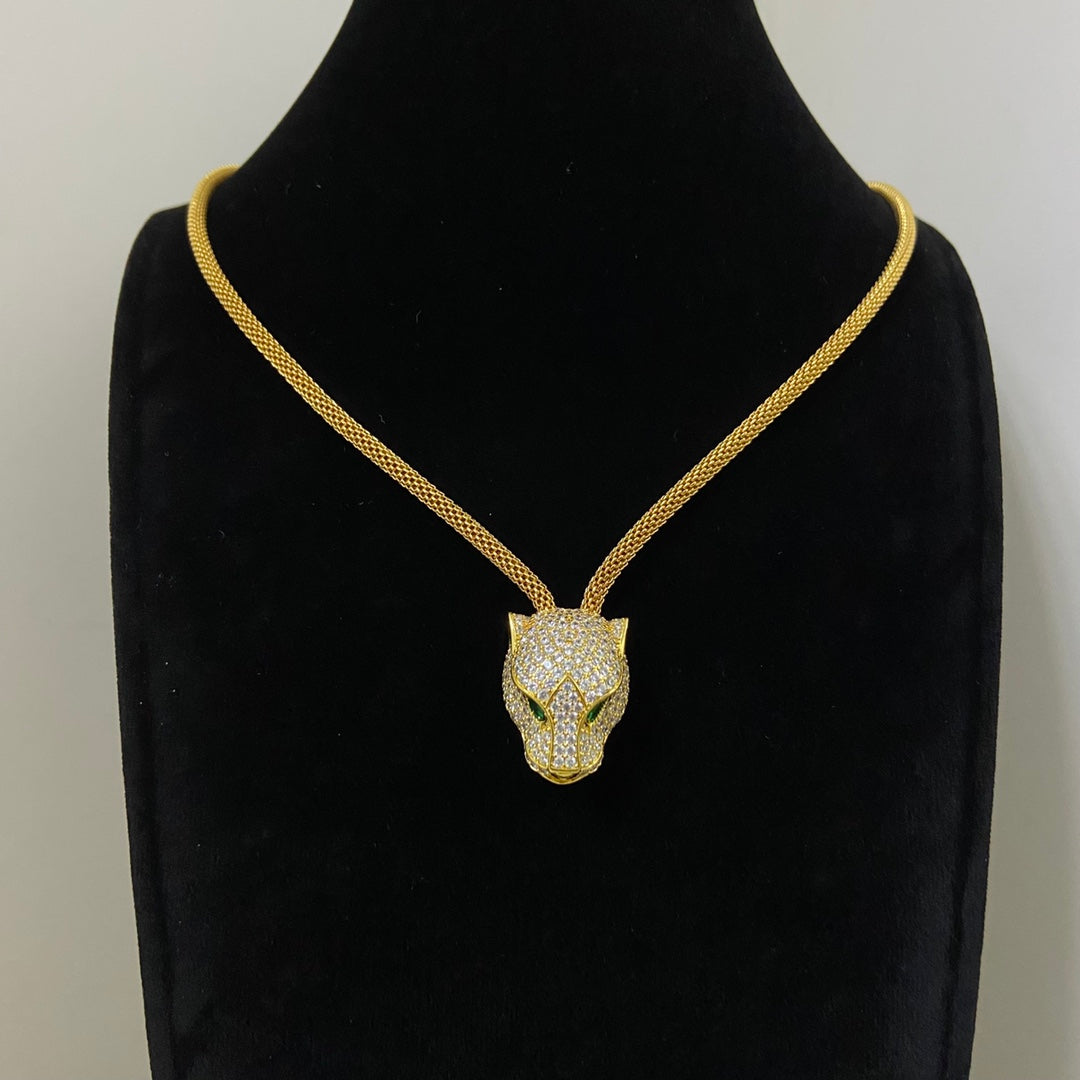¡®Veyra Jewelry¡¯Panther Head Layered Necklace