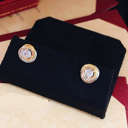 ¡®Veyra Jewelry¡¯Pave Stud Earrings