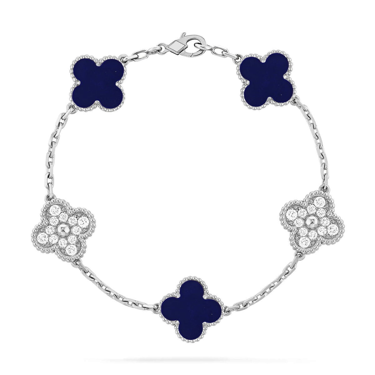 [Veyra Jewelry]New CLOVER 5 MOTIF LAPIS LAZULI BRACELET COLLECTION