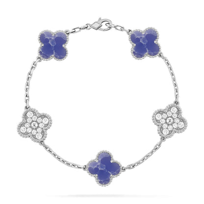 [Veyra Jewelry]New CLOVER 5 MOTIF BLUE VEINS BRACELET COLLECTION
