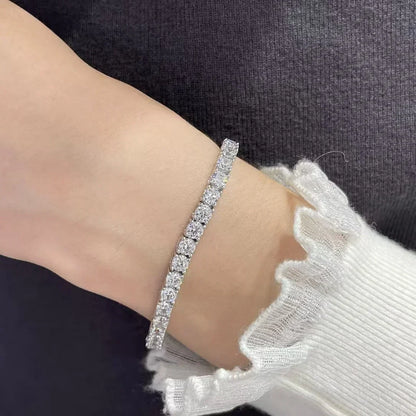 [Veyra Jewelry] TENNIS BRACELET WITH FULL DIAMOND SETTING