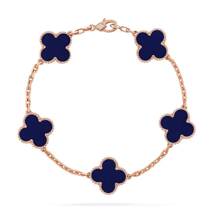 [Veyra Jewelry]New CLOVER 5 MOTIF LAPIS LAZULI BRACELET COLLECTION