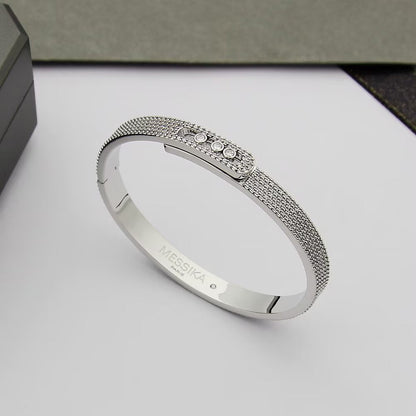 [Veyra Jewelry]Move Noa Full Pavé Diamond Bangle Bracelet