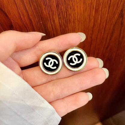[Veyra Jewelry]Classic Double C Stud Earrings