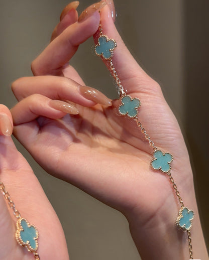[Veyra Jewelry]Baby Blue Braided Bracelet