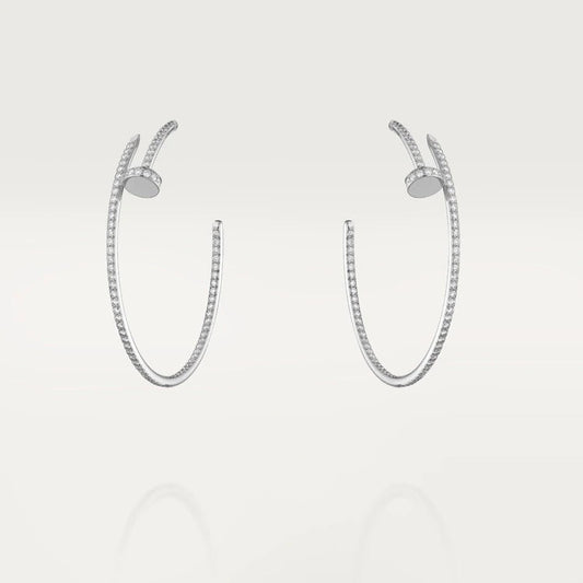 ¡®Veyra Jewelry¡¯JUSTE EARRINGS FULL DIAMONDS 1.8MM