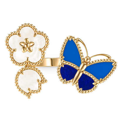 [Veyra Jewelry]LUCKY SPRING BUTTERFLY OPEN-FACE RINGS