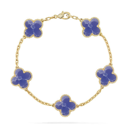 [Veyra Jewelry]New CLOVER 5 MOTIF BLUE VEINS BRACELET COLLECTION